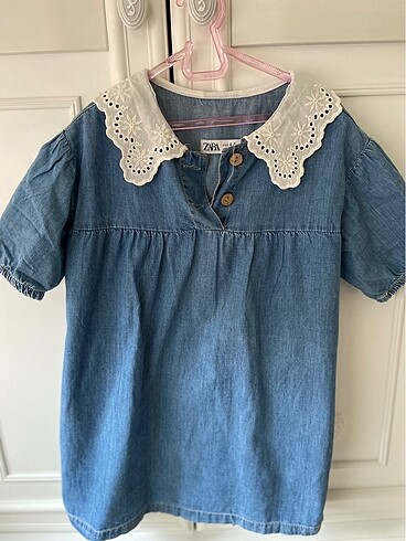 Zara Zara 4-5 yas kot elbise