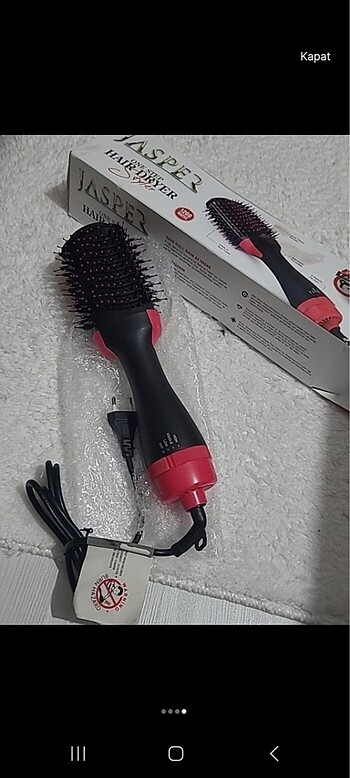 Saç şekillendirici tarak