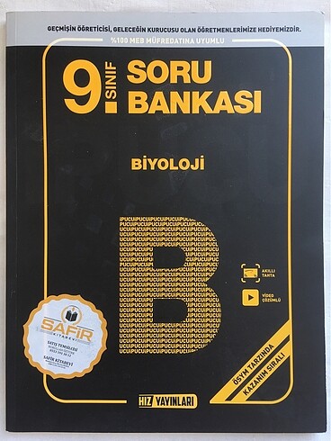 9. sınıf biyoloji hız yayınları soru bankası