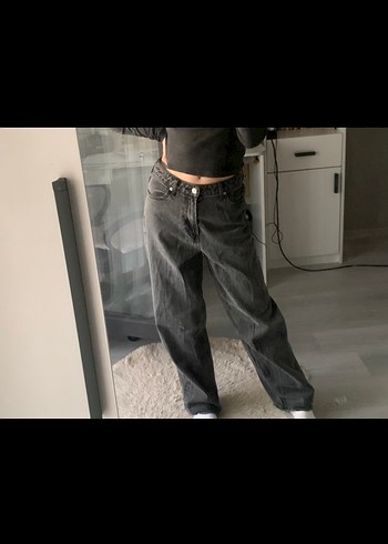 Hm siyah bol paça pantolon
