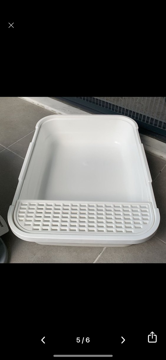 Gri Kapaklı Kedi Tuvalet Kabı - Görsel 5