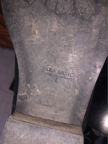 38 Beden Zara basic süet bot