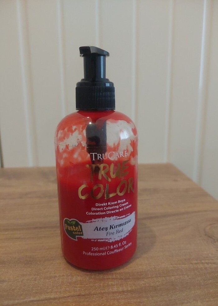 Ateş kırmızısı saç boyası - Görsel 2