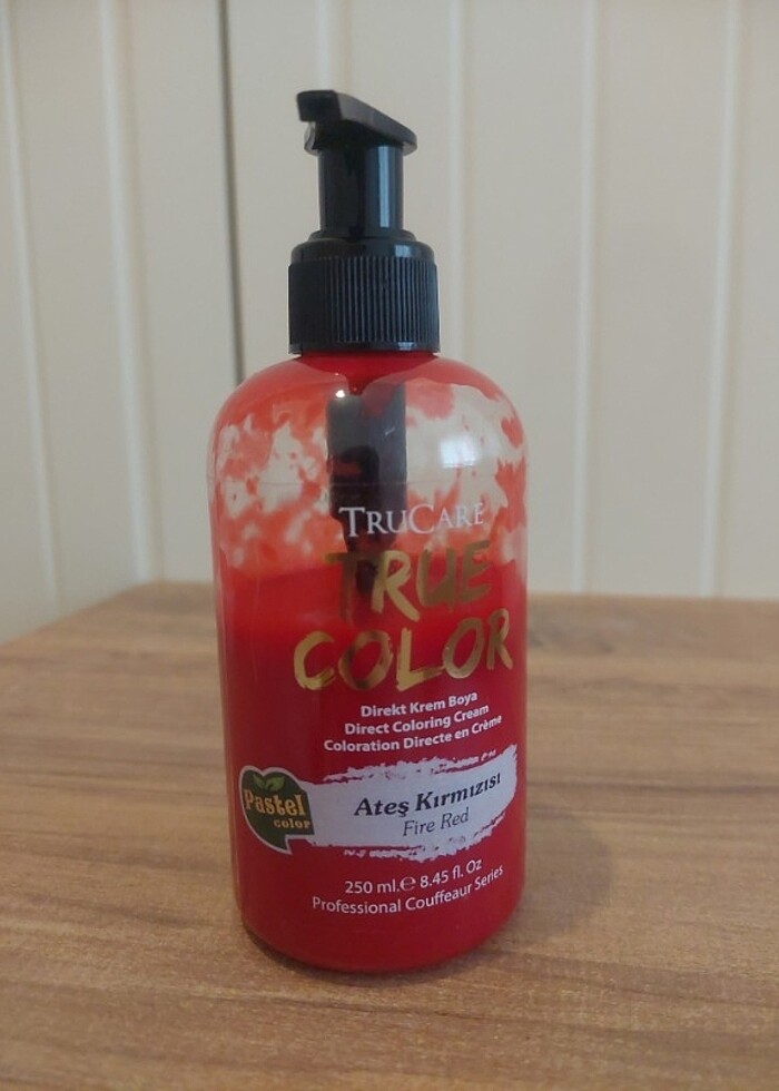 Ateş kırmızısı saç boyası - Görsel 3