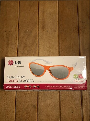 LG 3D Dual Play Games Gözlük 2 Adet