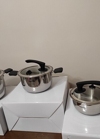 Beden Tupperware 3 ki tencere seti
