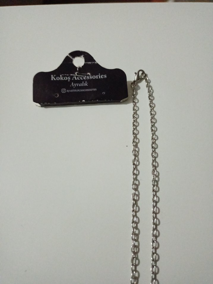 Gri Gotik Kurt Figürlü Erkek Kolye - Görsel 3