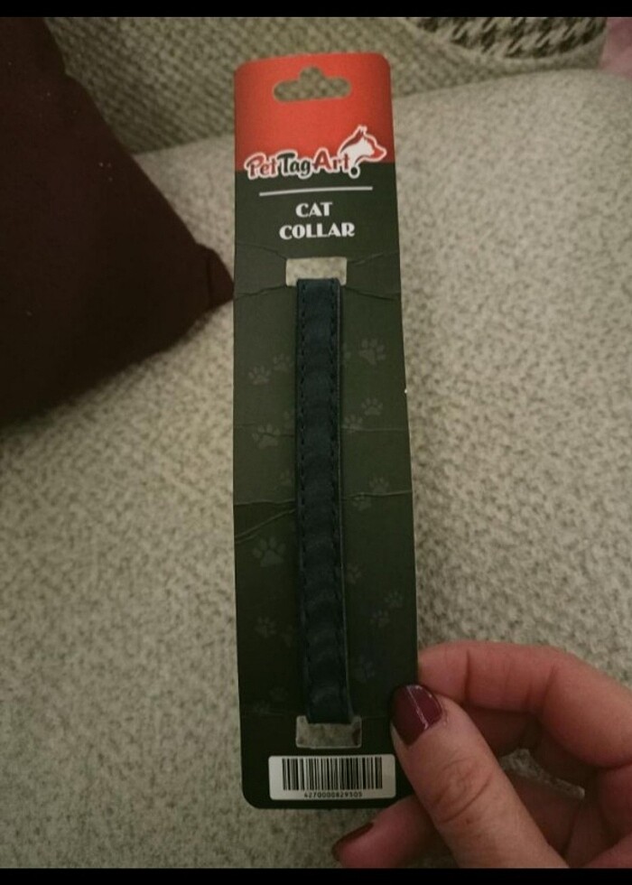 Zilli kedi köpek boyun tasması 30cm - Görsel 2