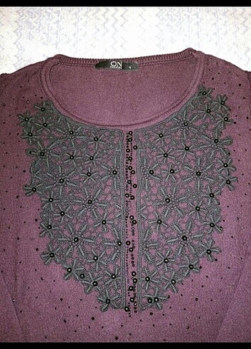 On Fashion Marka Mürdüm Kazak - Görsel 3