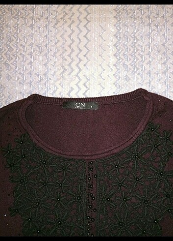 On Fashion Marka Mürdüm Kazak - Görsel 5