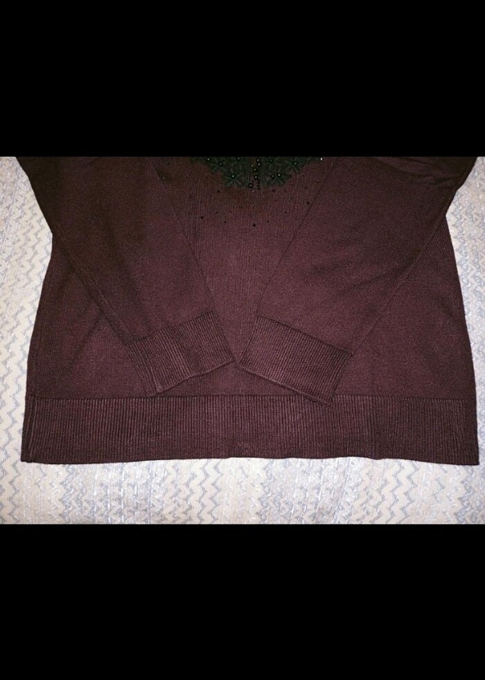 On Fashion Marka Mürdüm Kazak - Görsel 2