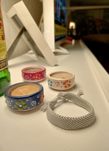 Çift Taraflı Örgü Bileklik - Görsel 2