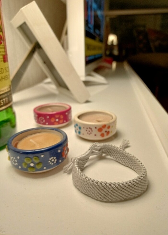 Çift Taraflı Örgü Bileklik - Görsel 2