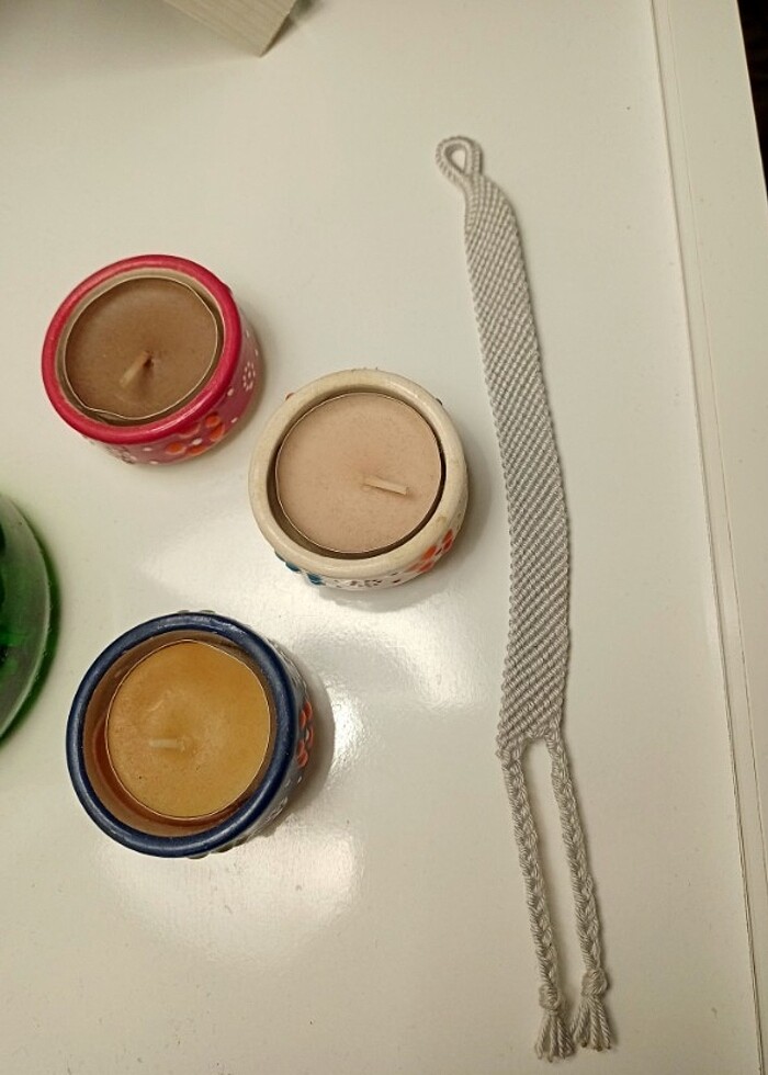 Çift Taraflı Örgü Bileklik - Görsel 4