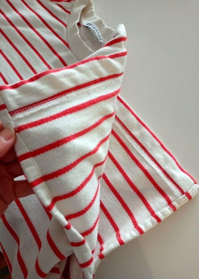 Zara M beden oversize tshirt - Görsel 5