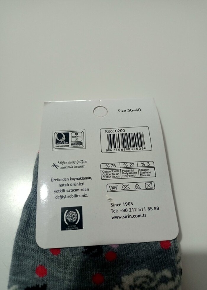 3 adet kadın çorabı - Görsel 4