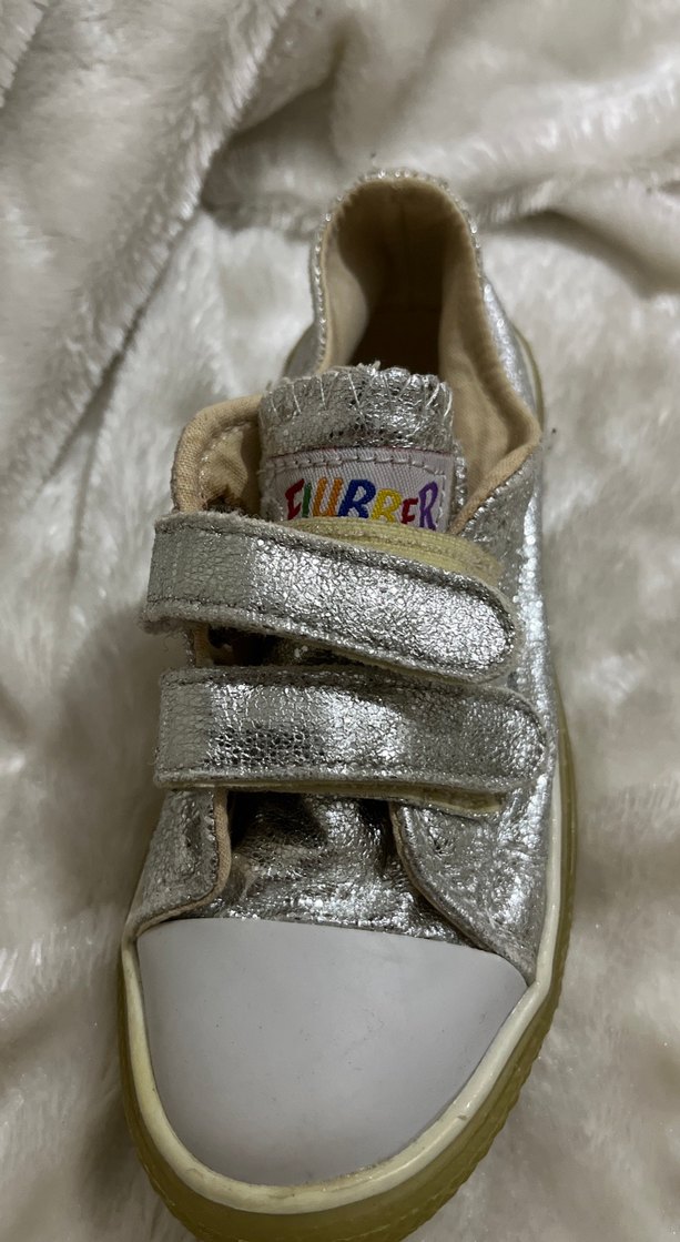 Kız Çocuk Gri Metalik Spor Ayakkabı - Görsel 5