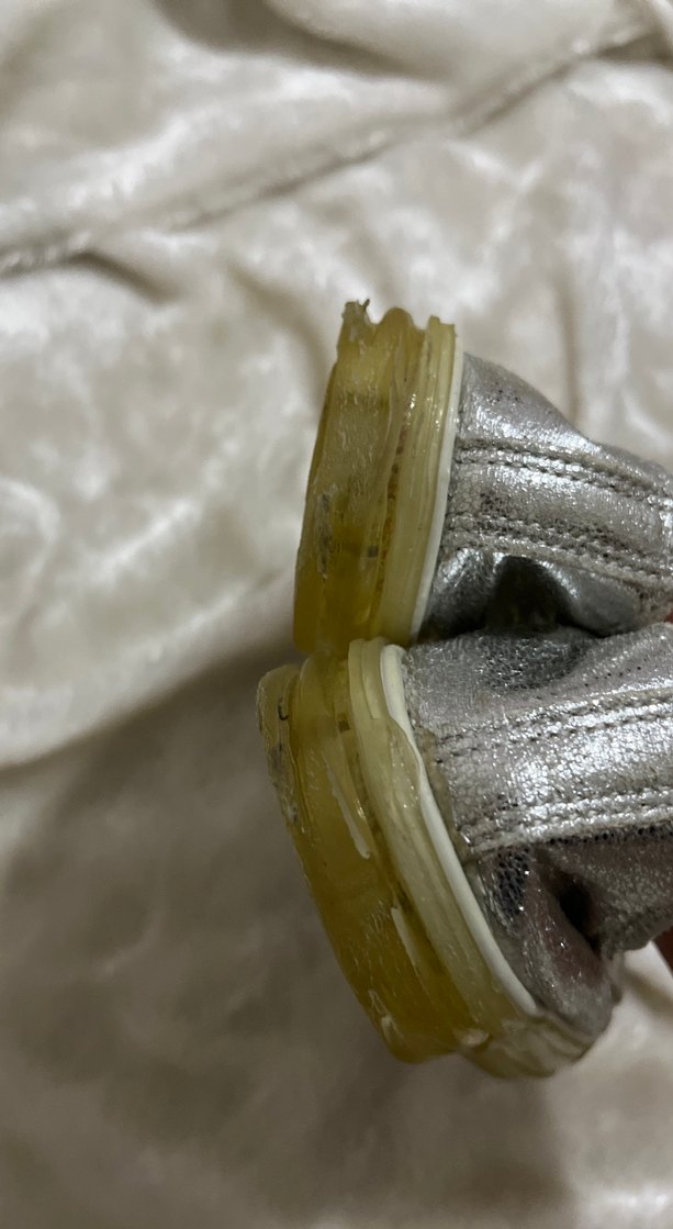 Kız Çocuk Gri Metalik Spor Ayakkabı - Görsel 3