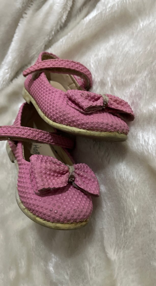 Kız Çocuk Pembe Fiyonklu Babet - Görsel 4