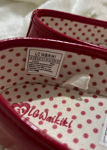 Kız Çocuk Kırmızı Tokalı Babet Ayakkabı - Görsel 3