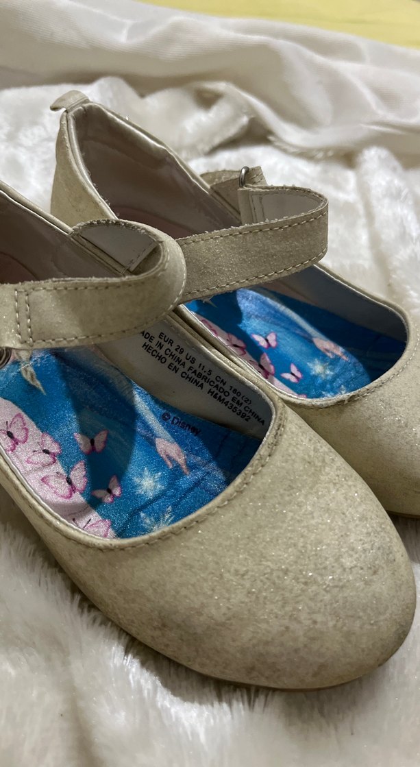 Kız Çocuk topuklu elsa ayakkabı - Görsel 2