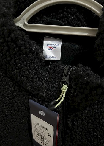 Reebok Siyah Erkek Uzun Kollu Polar Mont - Görsel 4