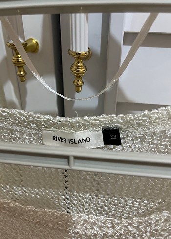 Beyaz Delikli Örgü Kadın Kısa Kollu Bluz - Görsel 3