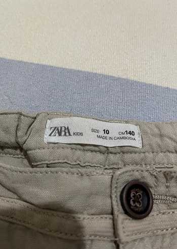 Çocuk Keten Pantolon - Görsel 7