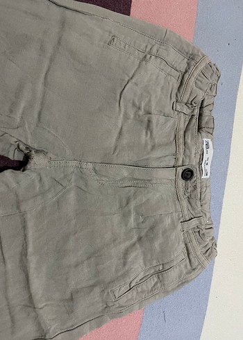 Çocuk Keten Pantolon - Görsel 3
