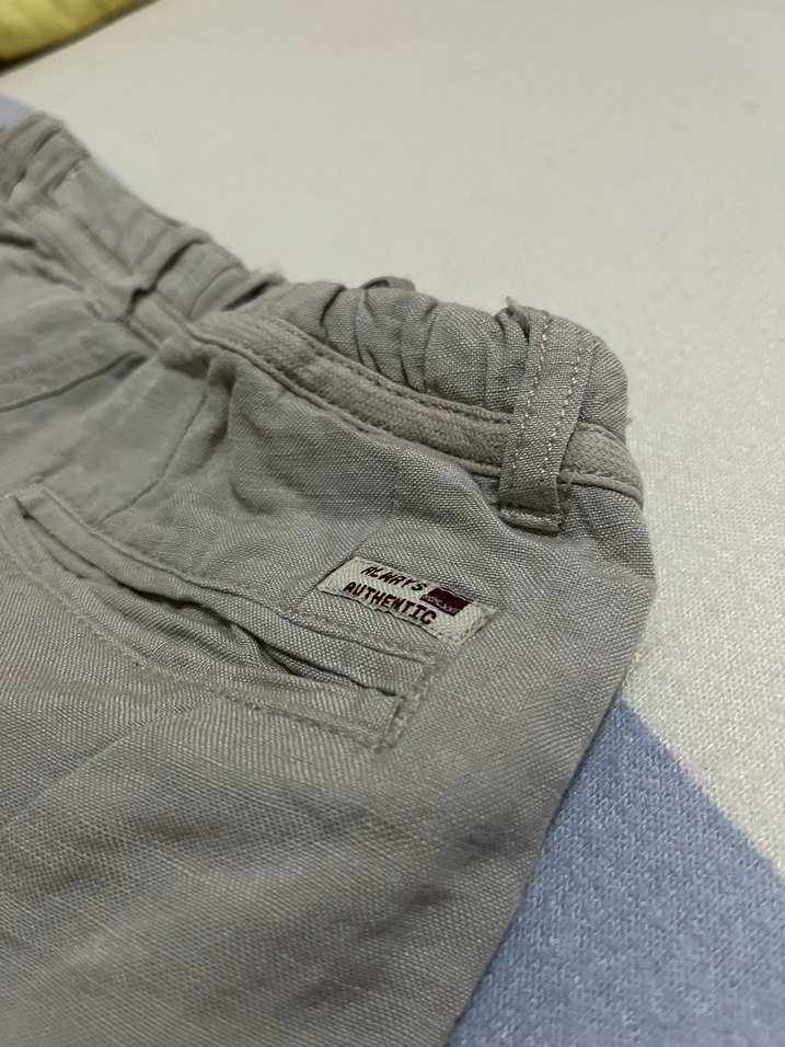 Çocuk Keten Pantolon - Görsel 5