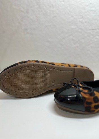 Kahverengi Leopar Desenli Babet - Görsel 4