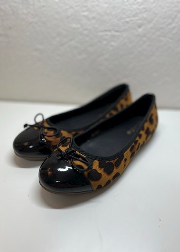 Kahverengi Leopar Desenli Babet - Görsel 2