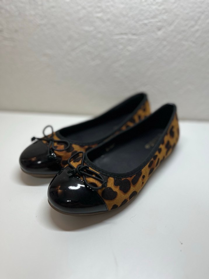 Kahverengi Leopar Desenli Babet - Görsel 2