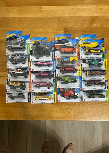 Beden 20 adet Hot Wheels Oyuncak Arabalar