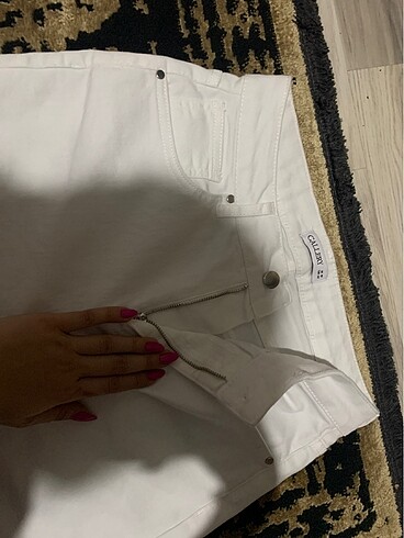 38 Beden beyaz Renk Pantolon