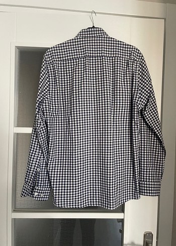 Erkek Beyaz Ekose Uzun Kollu Gömlek US Polo - Görsel 4