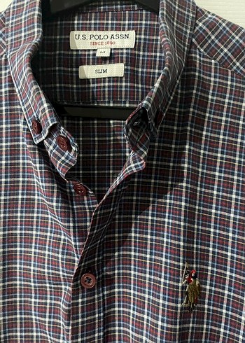 Bordo Kareli Uzun Kollu Erkek Gömlek - Görsel 3