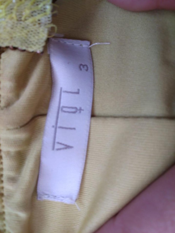 Sarı Nakışlı Uzun Abiye Elbise - Görsel 3