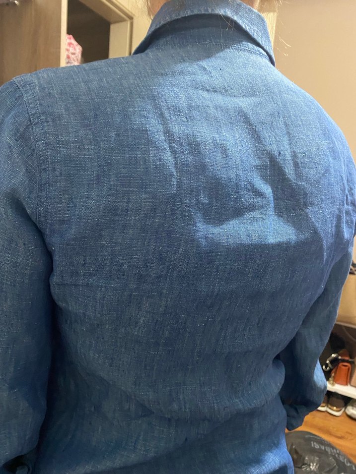 Koton keten gömlek - Görsel 4