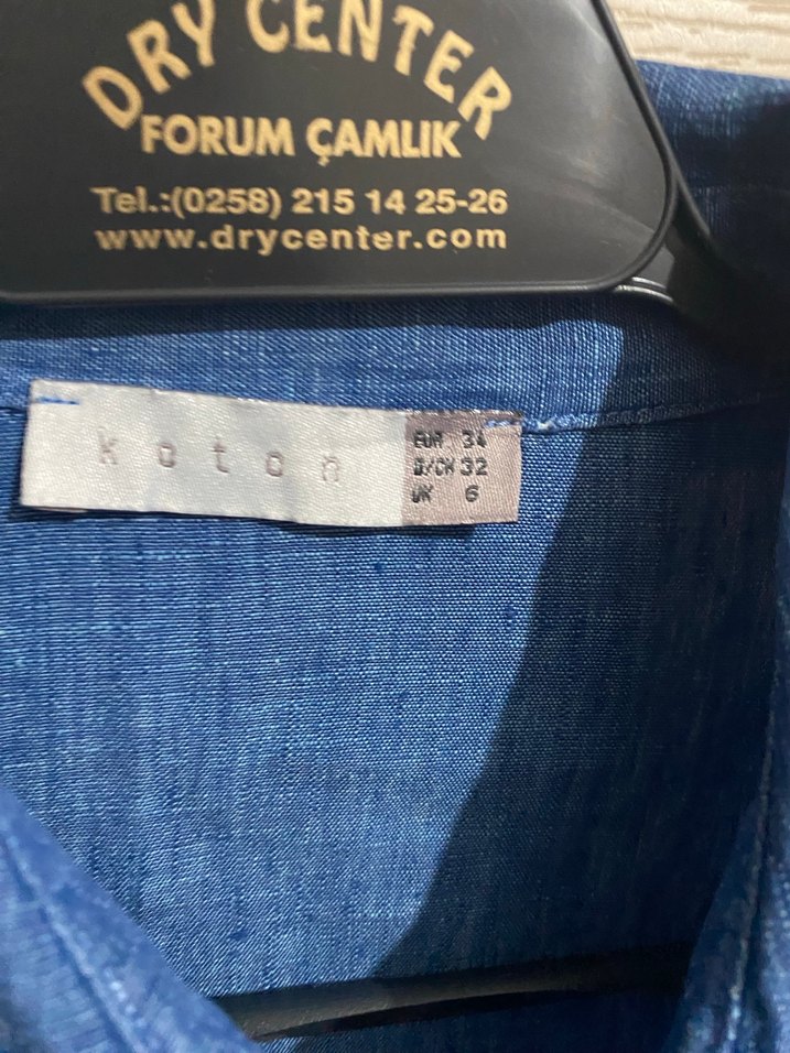 Koton keten gömlek - Görsel 2