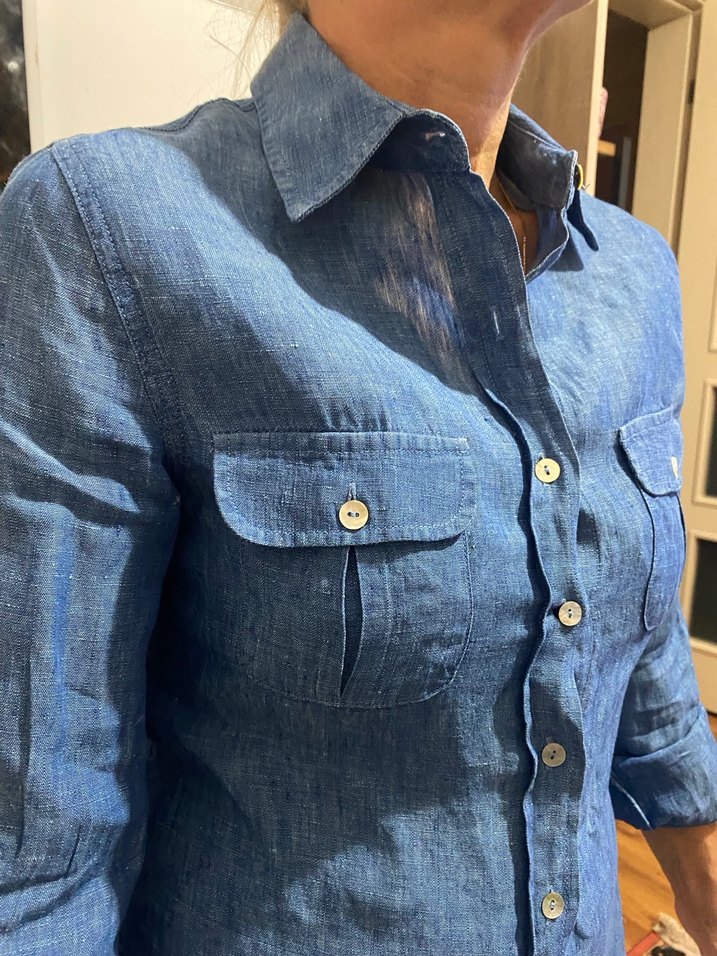 Koton keten gömlek - Görsel 3