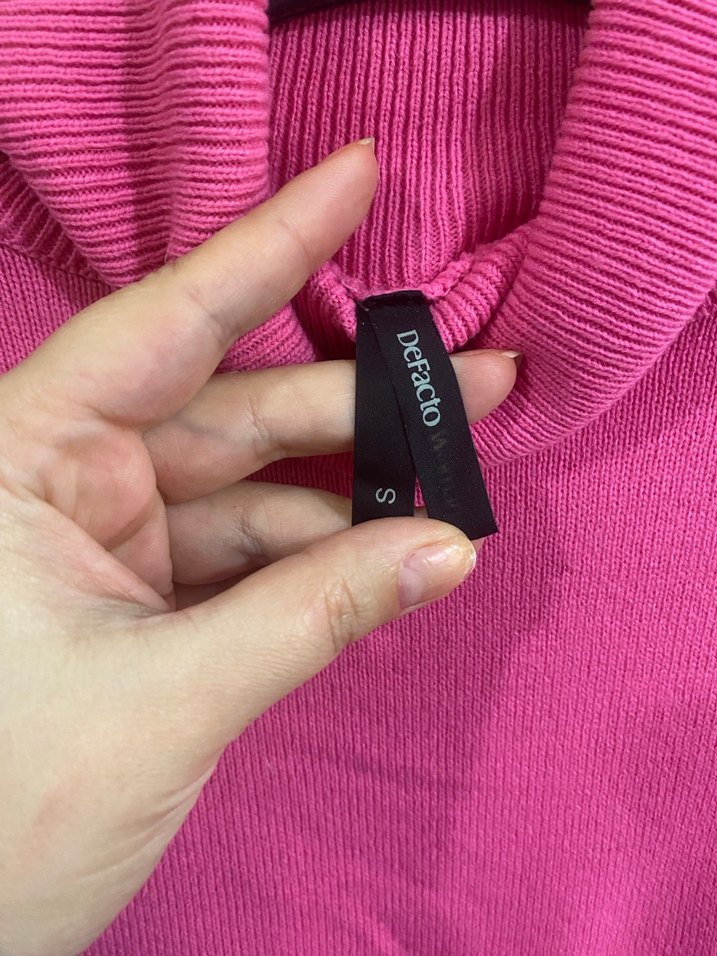 Pembe Defacto Kazak - Görsel 3