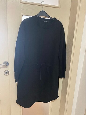 Siyah sweat elbise
