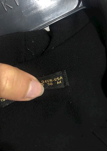 m Beden Siyah Dökümlü Kısa Kollu Kadın Blazer