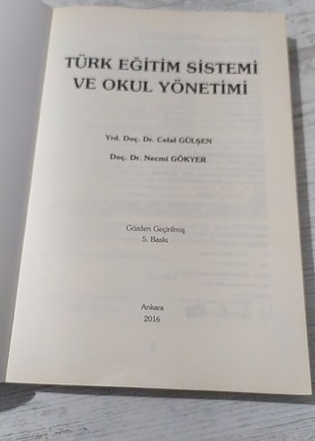 Türk Eğitim Sistemi ve Okul Yönetimi Kitabı - Görsel 3