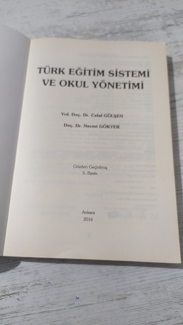 Türk Eğitim Sistemi ve Okul Yönetimi Kitabı - Görsel 3
