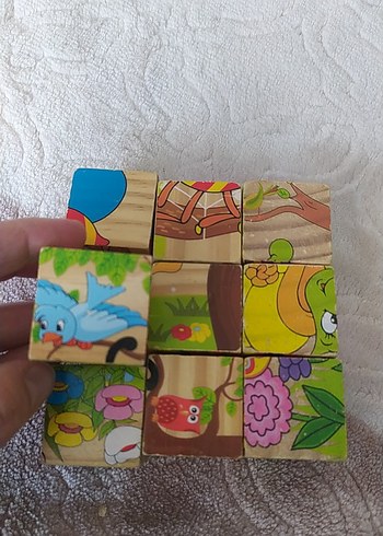 Renkli Ahşap Çocuk Bulmacası - Görsel 3