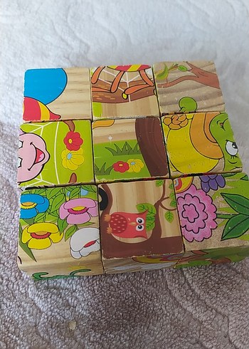 Renkli Ahşap Çocuk Bulmacası - Görsel 2