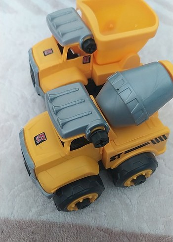 Sarı Oyuncak Mikser Kamyon - Görsel 5