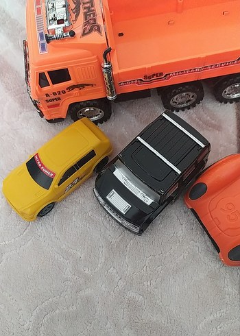 Renkli Oyuncak Araba Seti - Görsel 6